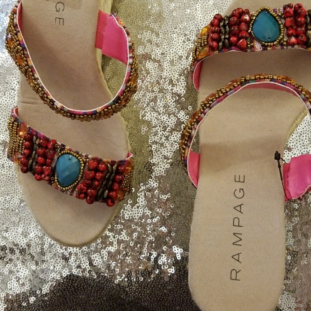 Rampage wedge heels Size 6.5 🧡 - Picture 6 of 6